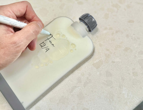 Reusable Silicone Breast Milk & Food / YoghurtPouches 10pk 180ml