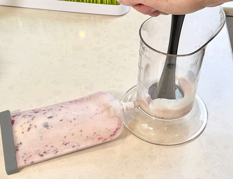 Reusable Silicone Breast Milk & Food / YoghurtPouches 10pk 180ml