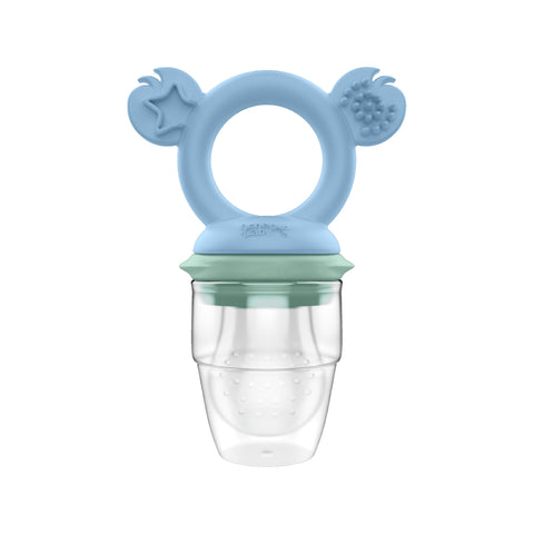 Cherub Baby Silicone Baby Fresh Food Feeder / Nibble Tray / Replacement Net 2pk Bundle – Cerulean / Sage / Sand