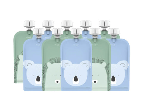 Reusable Baby Food Pouch - Yoghurt Pouch - Refillable 