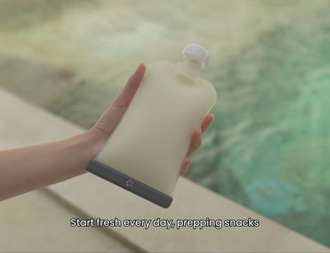 Reusable Silicone Breast Milk & Food / YoghurtPouches 10pk 180ml