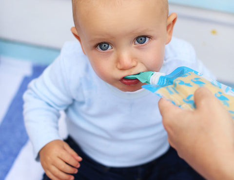 Food Pouch Spoons - Aqua & Mint