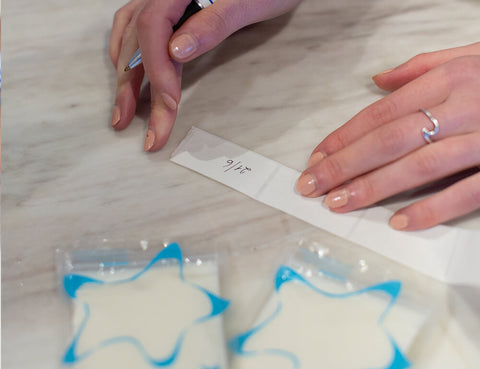 Dissolvable Food Pouch & Breast Milk Bag Labels 