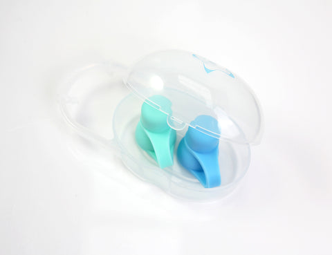 Silicone Food Pouch Soft Spouts 2PK - Aqua/Mint